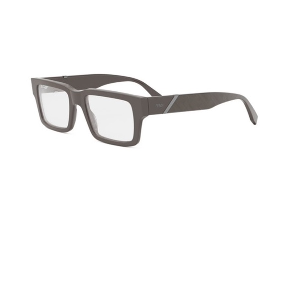 Fendi FE50114I 050 53 FENDI DIAGONAL Brown Eyeglasses FE50114I - Picture 1 of 2